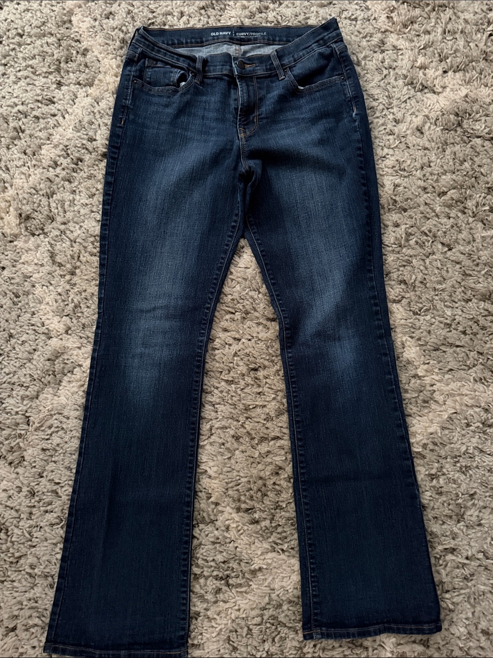 Old Navy Dark Indigo Flare Jeans - Women’s Wide Leg